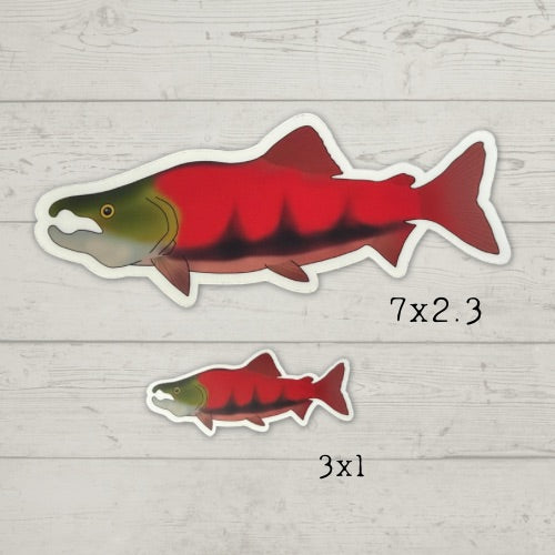 King Salmon Sticker