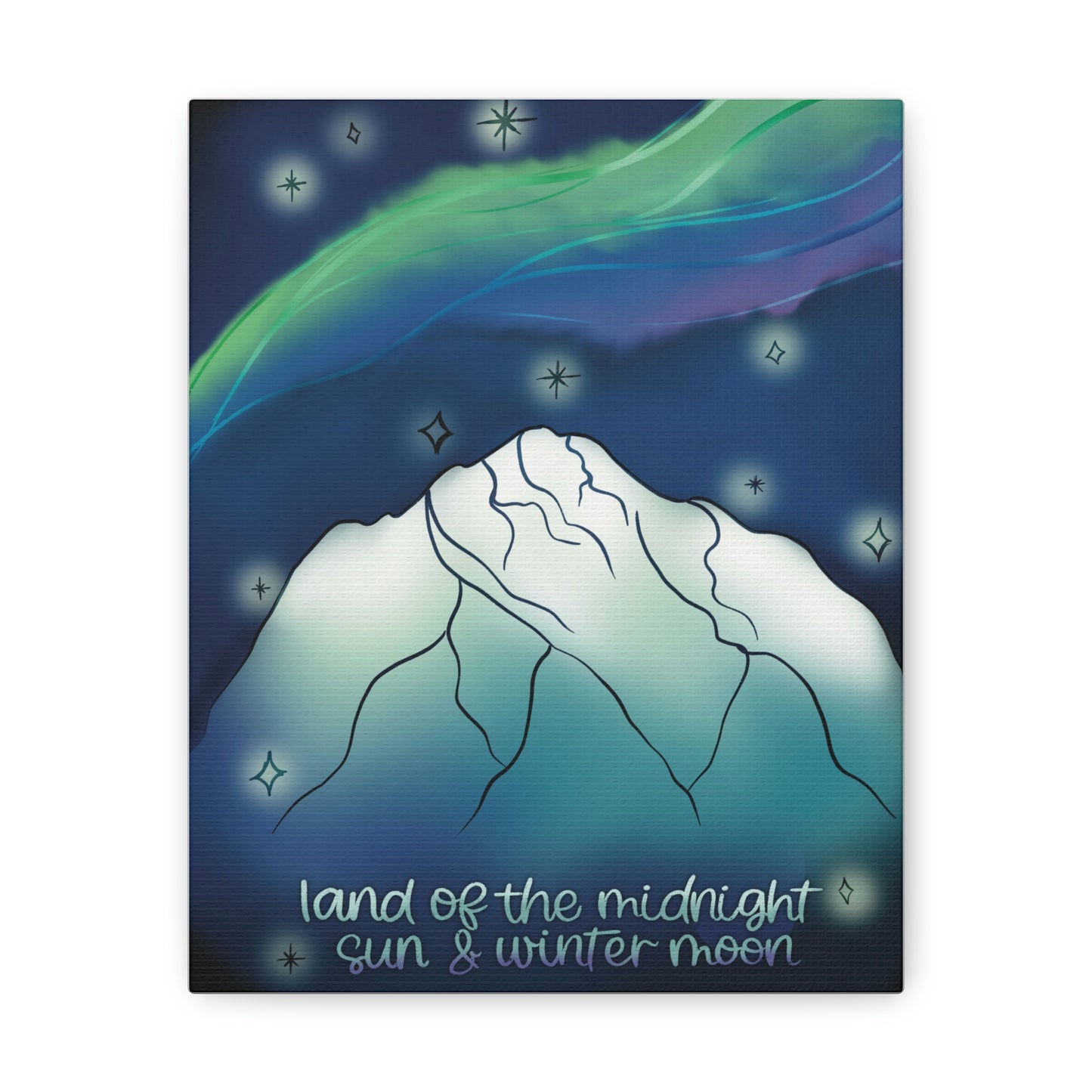 Pioneer Peak Canvas Wrap