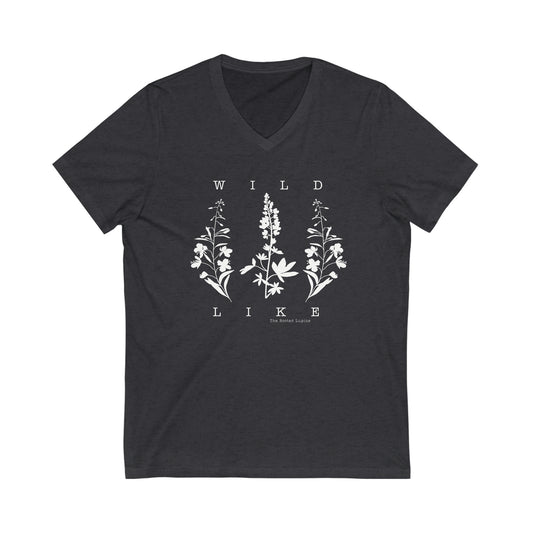 Wild Like, Unisex V-neck