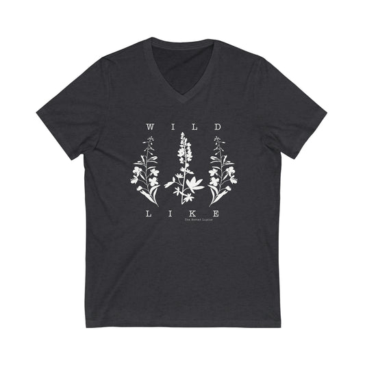 Wild Like, Unisex V-neck