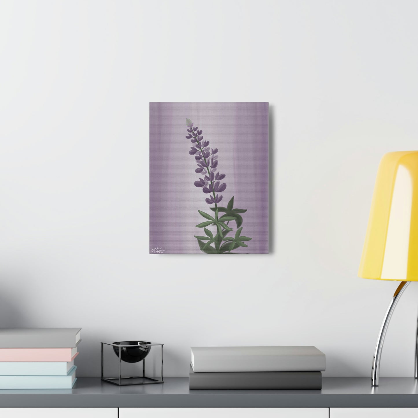 Lupine Wildflower Canvas Wrap