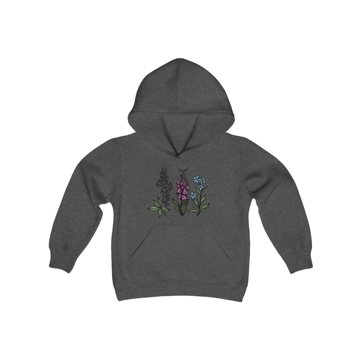 Youth Wildflower Hooded Sweatshirt