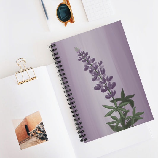 Lupine Art Notebook - Ruled Line