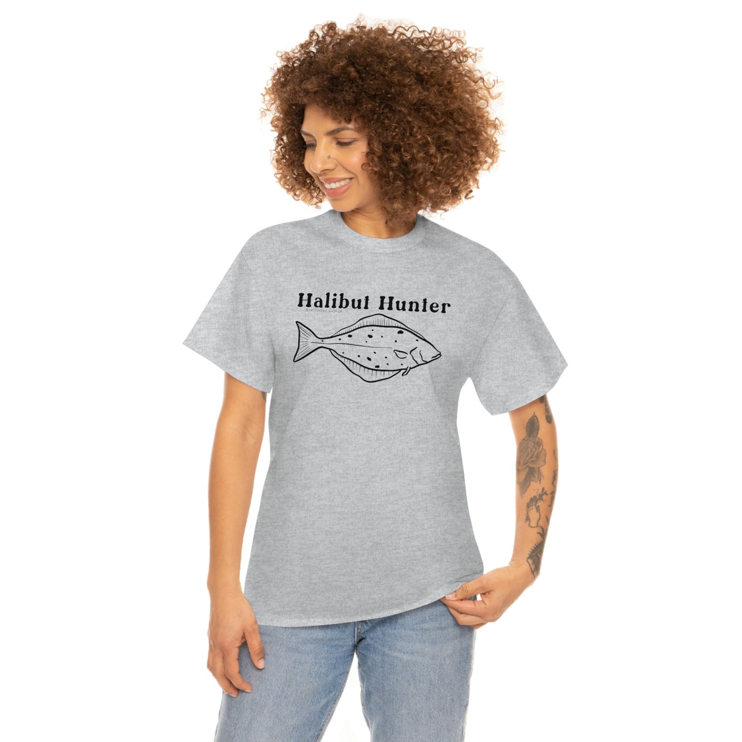 Halibut Hunter, unisex T Shirt