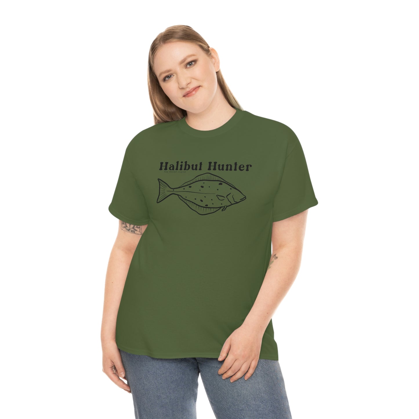Halibut Hunter, unisex T Shirt