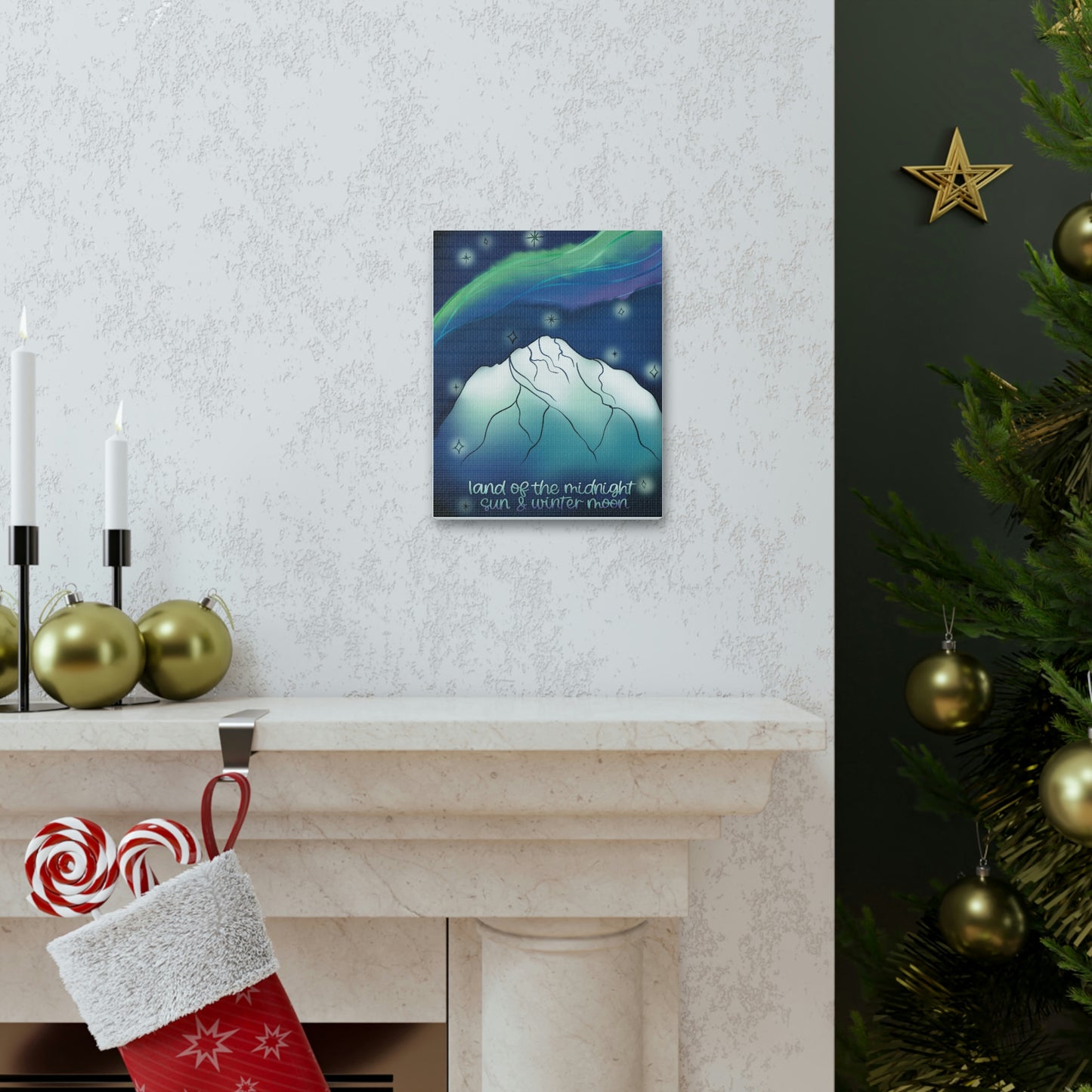 Pioneer Peak Canvas Wrap