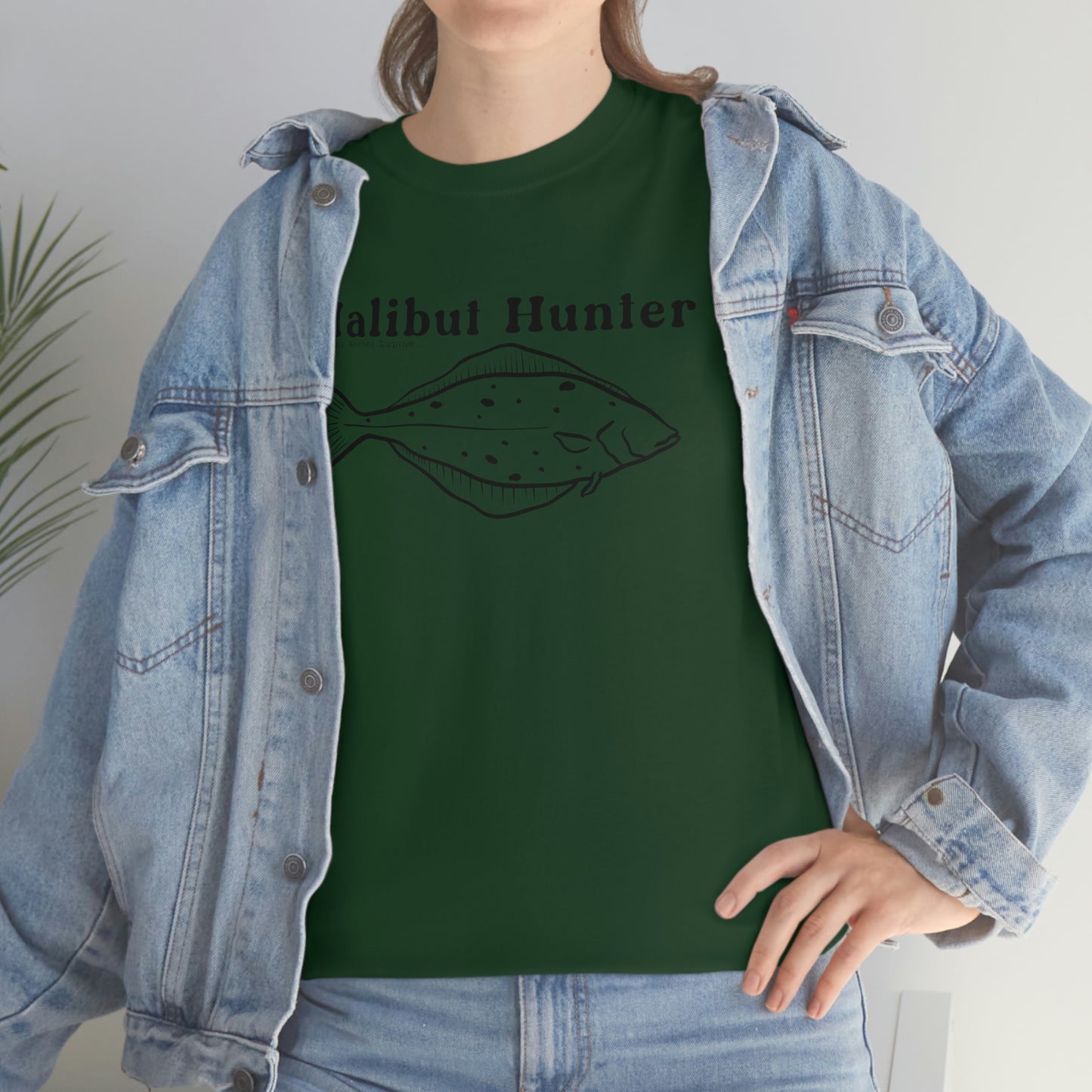 Halibut Hunter, unisex T Shirt
