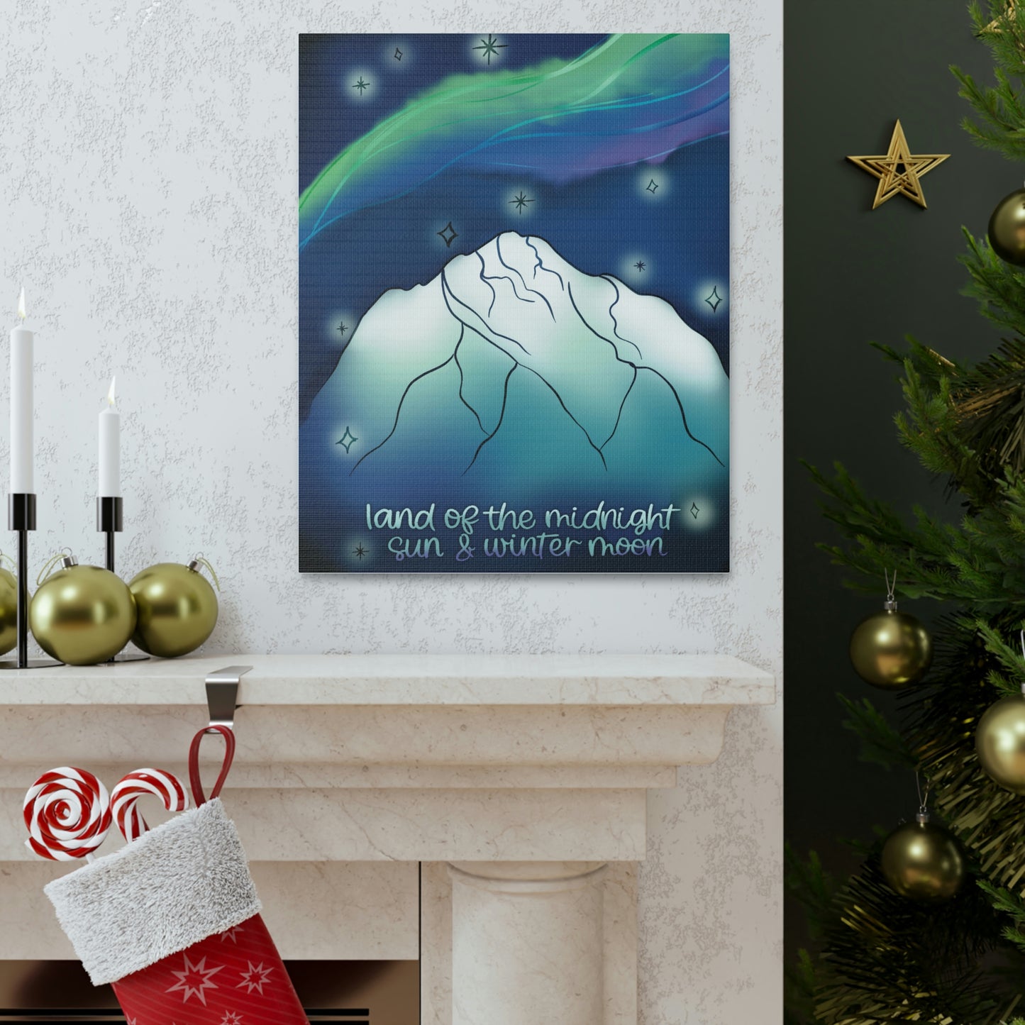 Pioneer Peak Canvas Wrap
