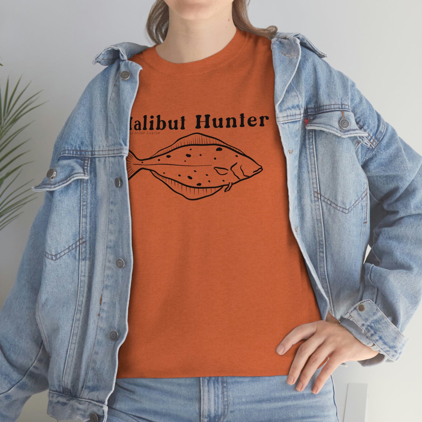 Halibut Hunter, unisex T Shirt