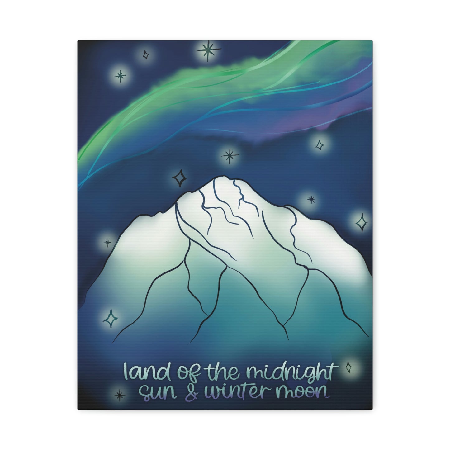 Pioneer Peak Canvas Wrap