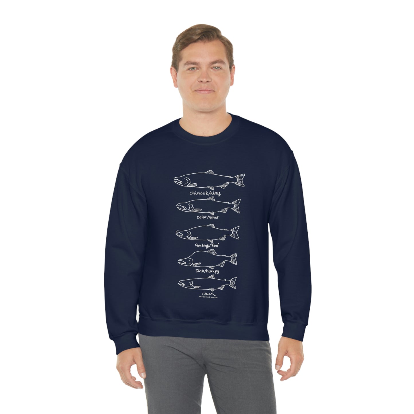 Salmon Unisex Crewneck Sweatshirt