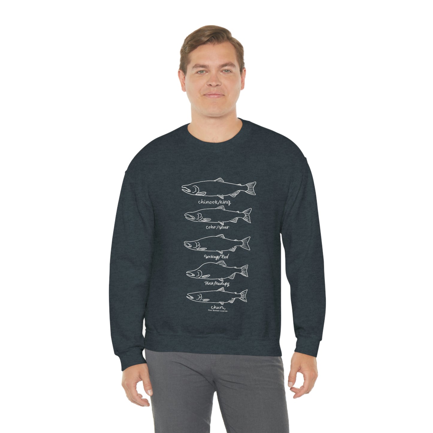 Salmon Unisex Crewneck Sweatshirt