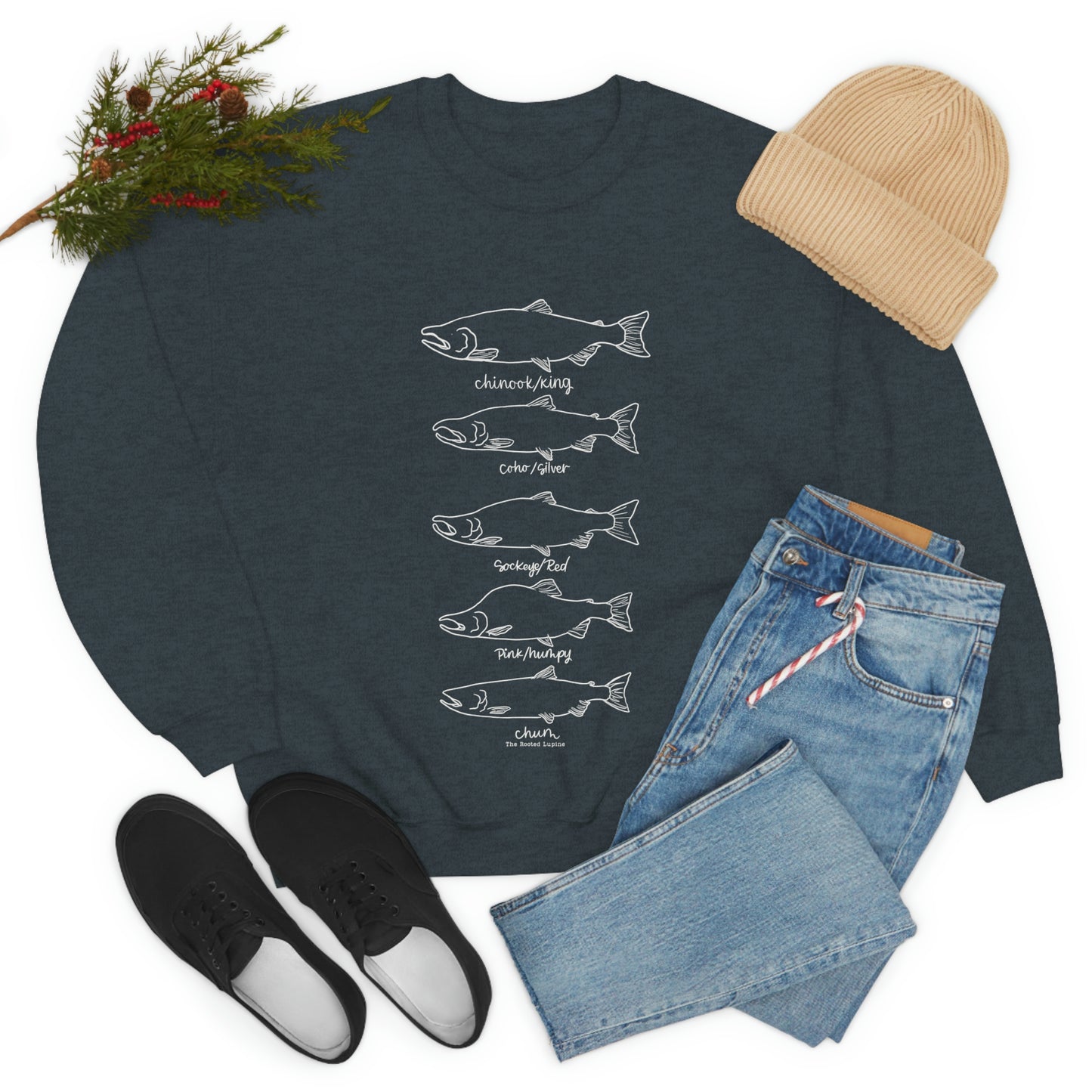 Salmon Unisex Crewneck Sweatshirt