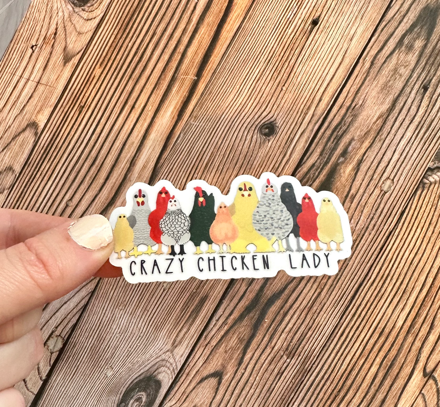 Chicken Lady Sticker