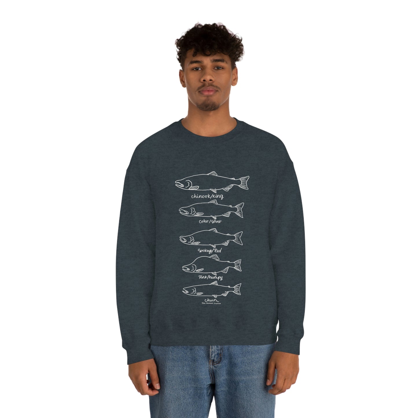 Salmon Unisex Crewneck Sweatshirt