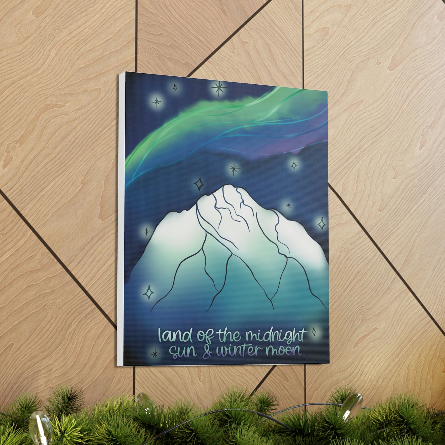 Pioneer Peak Canvas Wrap