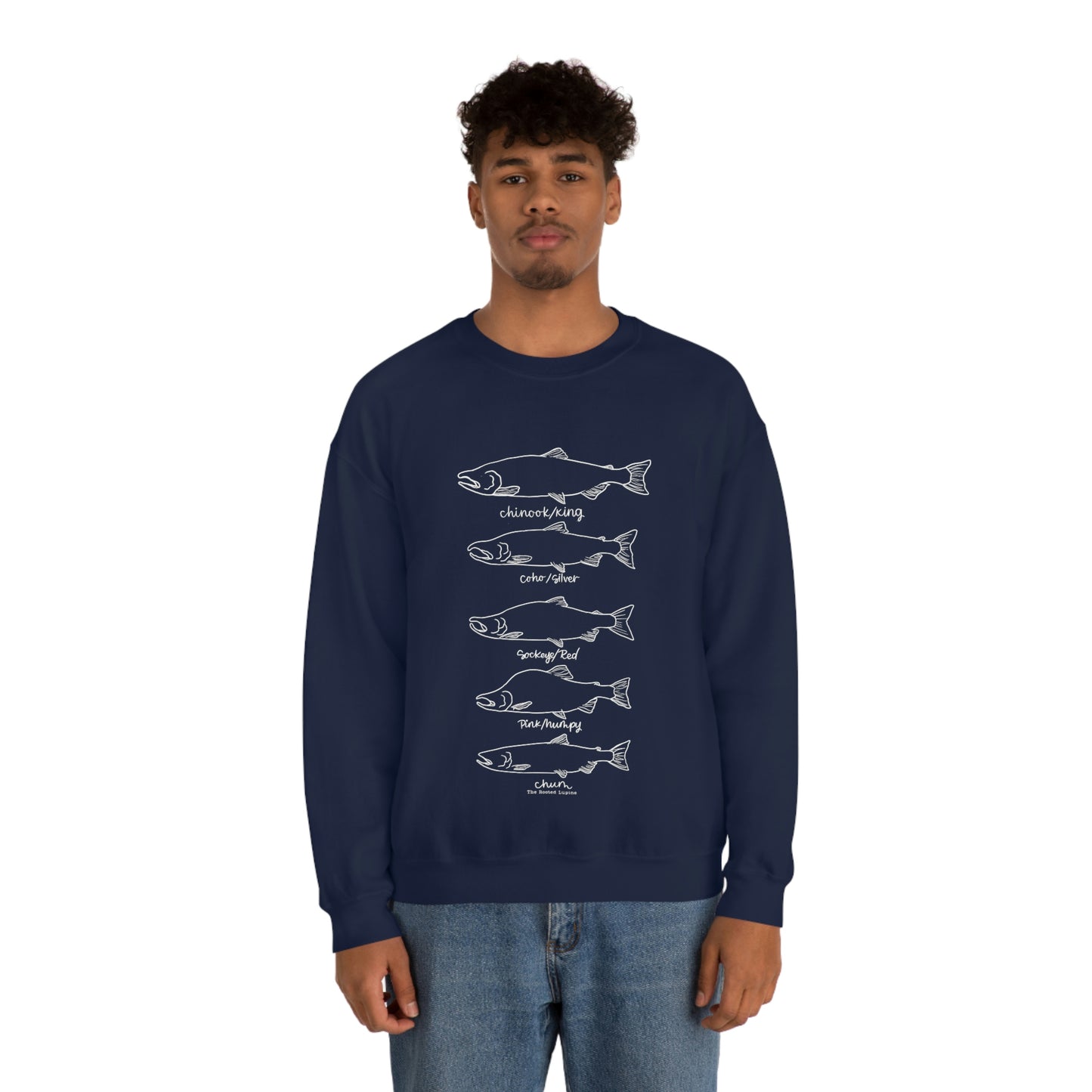 Salmon Unisex Crewneck Sweatshirt