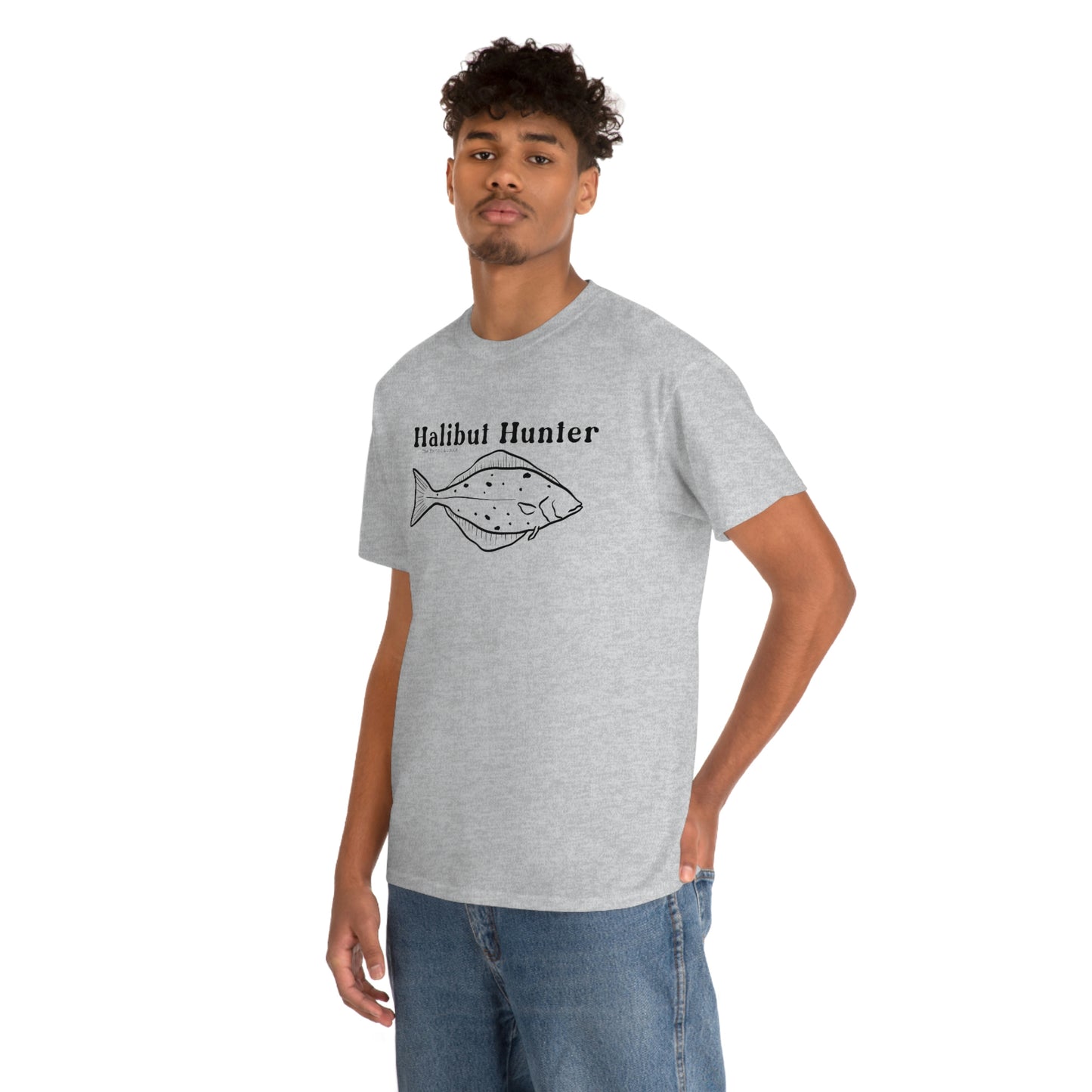 Halibut Hunter, unisex T Shirt