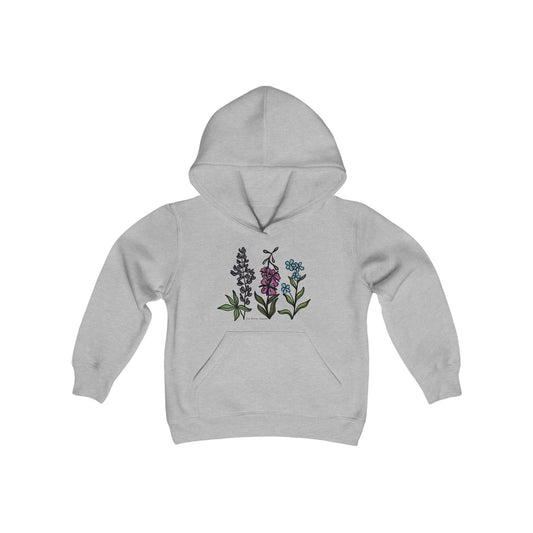 Youth Wildflower Hooded Sweatshirt