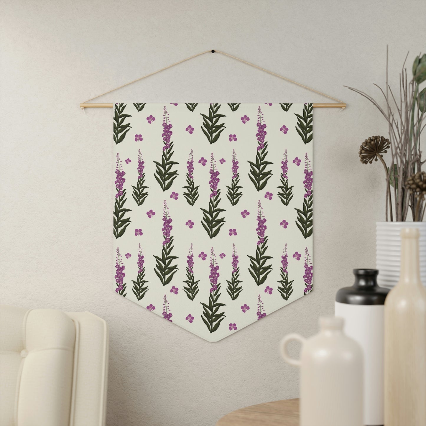 Fireweed Wall Flag