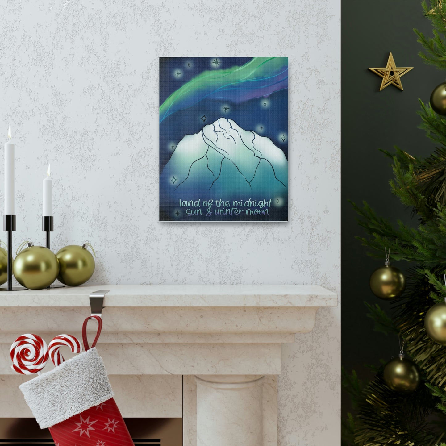 Pioneer Peak Canvas Wrap