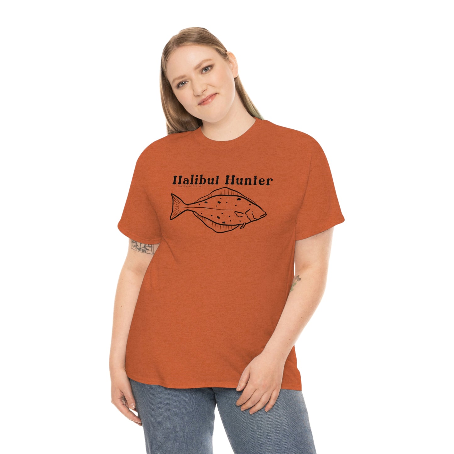 Halibut Hunter, unisex T Shirt