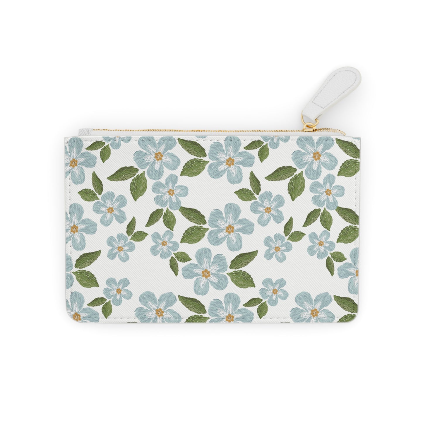 "Embroidery" Forget Me Not Clutch