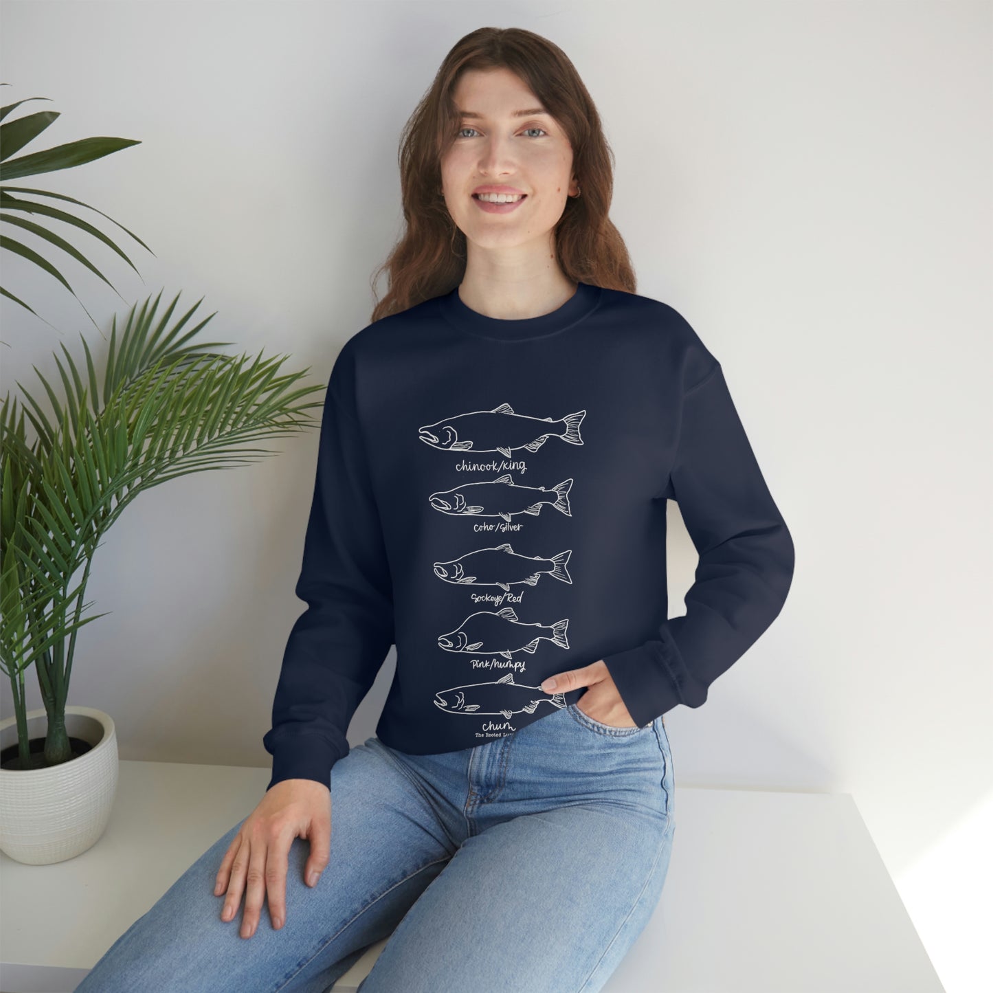 Salmon Unisex Crewneck Sweatshirt