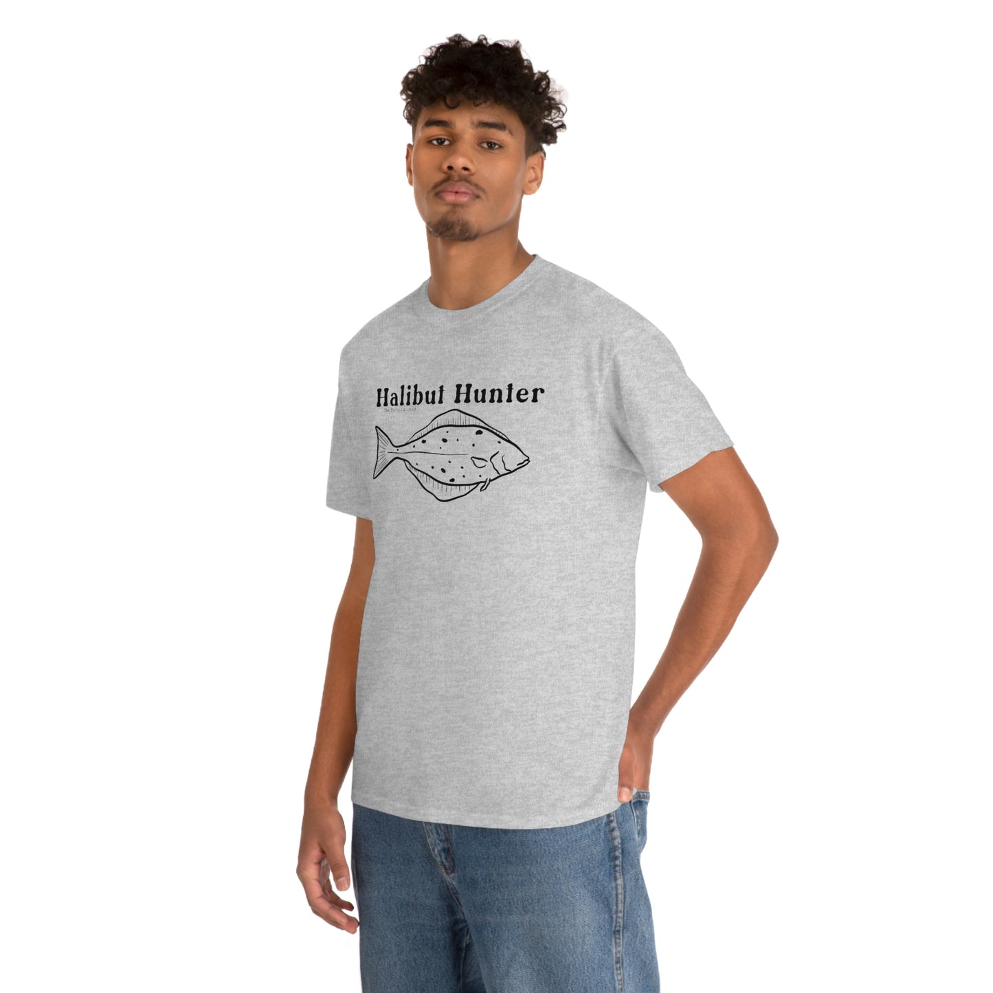 Halibut Hunter, unisex T Shirt