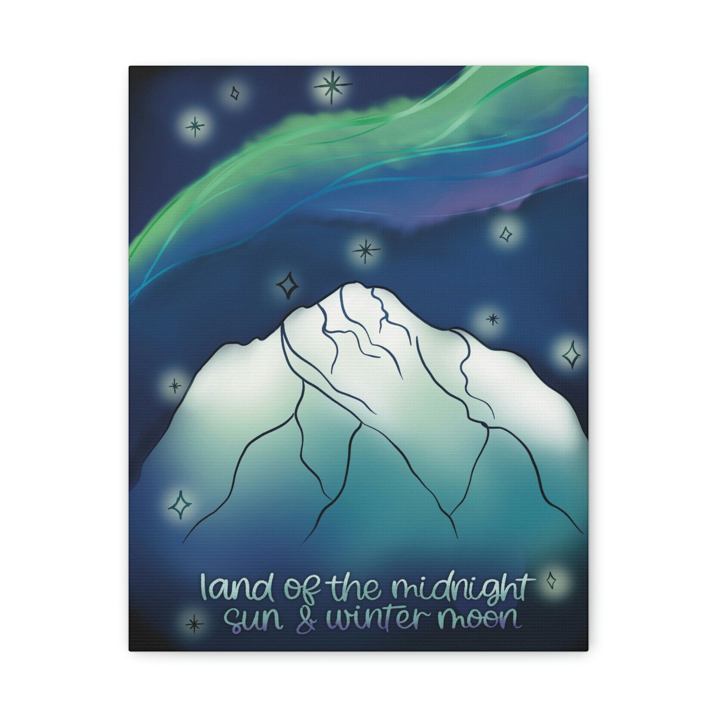 Pioneer Peak Canvas Wrap
