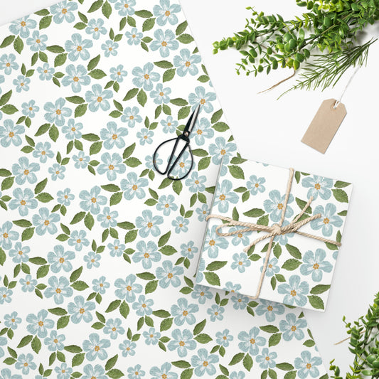 Forget Me Not Wrapping Paper