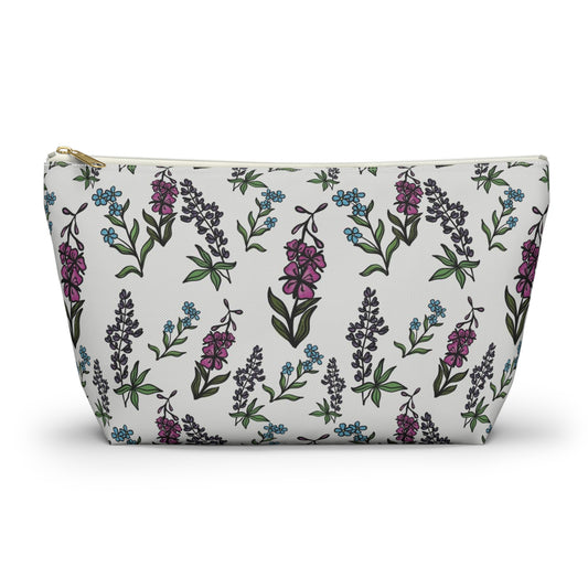 Alaska's Wildflower Zipper Bag