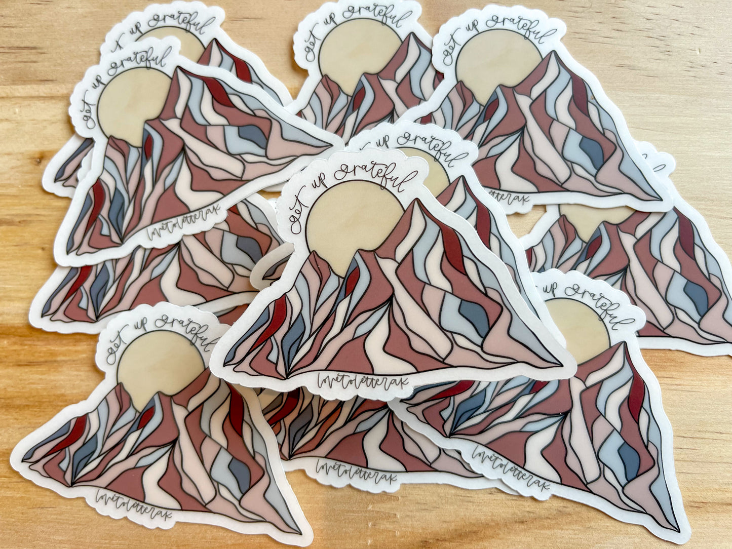 Grateful Mountain Sticker
