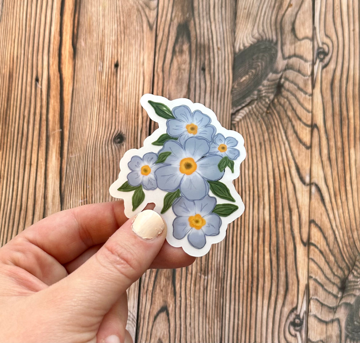 Forget Me Not Sticker